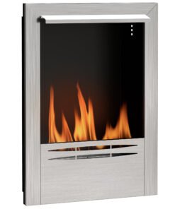 HOMCOM Stainless Steel Bioethanol Fire - Silver Tone