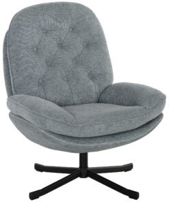 HOMCOM Relaxed Swivel Armchair - Grey
