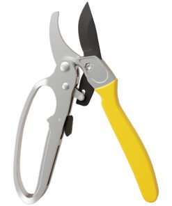 Outsunny 8" Garden Secateurs, Pruning Shears Heavy Duty with Sharp SK5 Blade, Bypass Pruners with Safety Lock and Non-Slip Handles, Lightweight & Ergonomic, Pruning Scissors for Precise Cutting