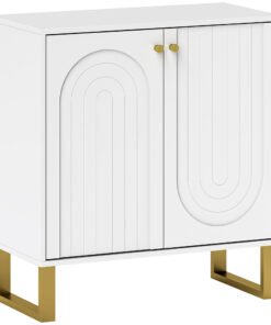 HOMCOM 2-Door Sideboard Storage Cabinet - White