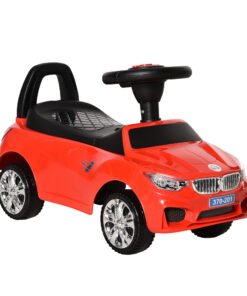 HOMCOM Ride on Car Baby Toddler Walker Foot to Floor Sliding Car Slider Red