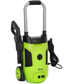 Outsunny 1800W 150-Bar Pressure Washer, with Adjustable Nozzle - Green