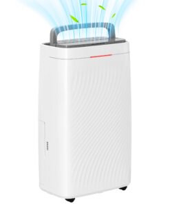 HOMCOM 16L Multi-Mode Dehumidifier, with Wheels - White