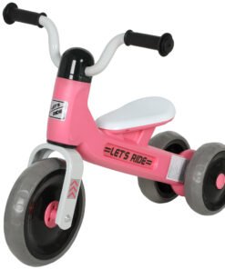 AIYAPLAY Toddler Balance Bike with No Pedal, 3 Silence Wheels for 12-36 Months Boys and Girls, Indoor Outdoor, Pink