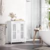 kleankin Modern Bathroom Floor Cabinet - White