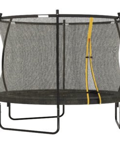 SPORTNOW 10ft Outdoor Trampoline with Enclosure Net, Spring Cover, Black