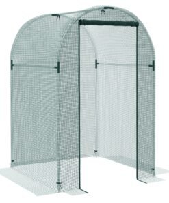 Outsunny 120 x 120cm Mini Polytunnel Greenhouse