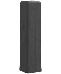 Outsunny Heavy Duty Gas Pyramid Patio Heater Cover, Full Length Outdoor Heater Cover Protector, UPF 30+ Oxford Fabric with Zipper, Black