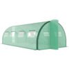 Outsunny Polyethylene Upgraded Structure Walk-in Polytunnel Greenhouse, 6 x 3(m), Green