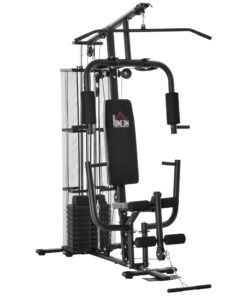 HOMCOM Multifunction Home Gym System Weight Training Exercise Workout Station