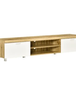 HOMCOM Modern TV unit Cabinet Entertainment Centre for TVs up to 90" w/ Cabinet Shelf for Living room Bedroom