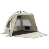 Outsunny Three-Man UPF15+ Beach Tent, with Extended Floor - Green