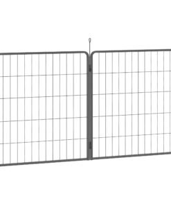 PawHut 2 Piece Dog Pen Expansion Pack for 80cm High Pet Playpen with 3 Stakes, for Small and Medium Dogs