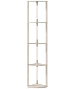 HOMCOM Three-Tier Corner Floor Lamp