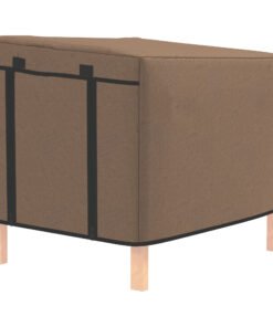 PawHut Water-Resistant Rabbit Hutch Cover for X-D2-0047 and Similar Models, 43 x 52 x 37cm, Brown