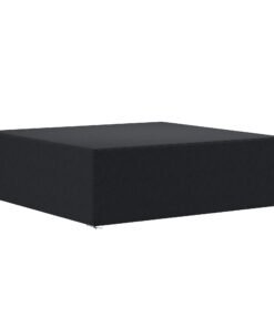 Outsunny 600D Oxford Outdoor Garden Furniture Sofa Set Cover, Waterproof Anti-UV Rattan Sun Lounger Protection Protector Cover, 225L x 210W x 70Hcm, Black