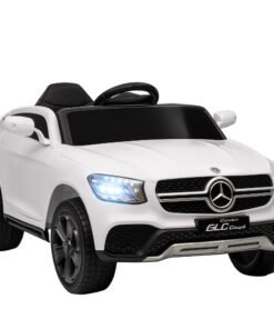 AIYAPLAY Mercedes-Benz GLC Licensed Kids Ride on Car with Remote Control, Soft Start, MP3, LED Headlights, White