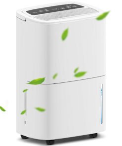 HOMCOM 20L Dehumidifier, with Touch Control - White