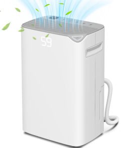 HOMCOM 20L/Day Dehumidifier, with Filter - White