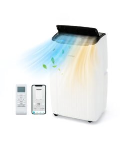 12000 BTU 4-in-1 Portable Air Conditioner with Heater  Fan and Dehumidifier
