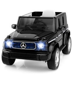 12V Licensed Mercedes-Benz EQG Kids Ride On Car-Black