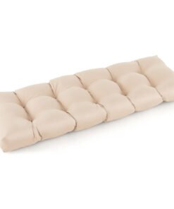 15cm Thick Garden Bench Cushion for Outdoor and Indoor Use-Beige