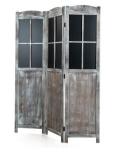 178 cm Vintage Freestanding Wall Divider Room Separator-Rustic Brown