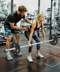 SPORTNOW Olympic Weight Plates, 2"/5cm Weight Disc Pair with Tri-Grips, 2 x 5kg Dumbbell Plates for Weightlifting and Strength Training Home Gym Fitness Workout, Black