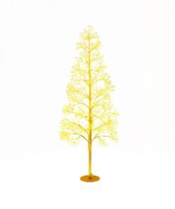 1.5 m 1500 LED Warm White Lighted Cedar Tree with Grounds Stakes for Christmas Decorations
