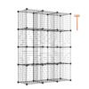 12 Wire Cube Storage Unit-Black