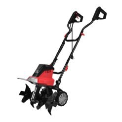1500W Corded Electric Garden Tiller with 6 Blade Till