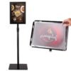 A4 Pedestal Display Stand-Black
