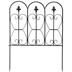 Garden Fencing Panels for Decoration with Arched and Inter-lockable Design