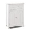 Storage Cabinet with Large Drawer and Adjustable Shelf