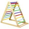 Wooden Climbing Ladder with Ramp for Kindergarten or Home-Colorful