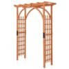 Wood Arbor Arch with Support Rack for Garden Plants and Flowers Decoration