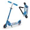 Foldable Kids Scooter Adjustable with Lighted Wheels and Kickstand-Blue