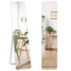 160 x 37 cm Free-standing Full Length Mirror-White