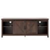 TV Stand with Sliding Barn Doors for TVs up to 65 Inches
