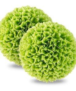 2 Pieces 28 CM Artificial Plant Topiary Balls-Green