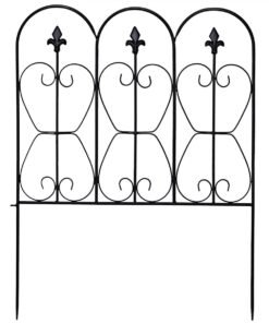 Garden Fencing Panels for Decoration with Arched and Inter-lockable Design