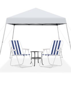 3 x 3M Pop-up Gazebo with Carrying Bag-White
