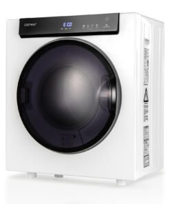 4KG Compact Dryer with Stainless Steel Tub and Multi-layer Filtration-White