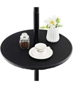 50 cm Outdoor Adjustable Umbrella Table with 38mm Umbrella Hole
