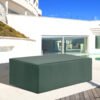 Outsunny 255x142cm Outdoor Garden Rattan Furniture Protective Cover Water UV Resistant