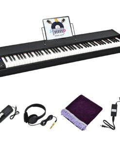 Full Size Weighted 88-Key Digital Piano for Beginner-Black