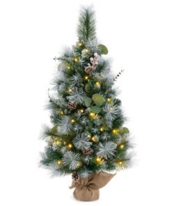90CM Artificial Xmas Tree with 98 Branch Tips and Pine Needles