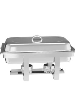 2 Pack 9L Stainless Steel Food Warmers Set with 4 Half Size Pans
