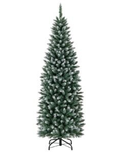 Artificial Xmas Tree with 618 Branch Tips and 250 Warm White LED Lights -S