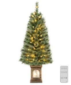 120CM Artificial Xmas Tree with 116 Branch Tips and 100 LED Lights